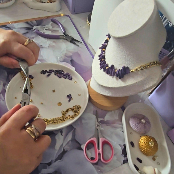 Collier Miss Purple