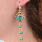 Boucles d'oreilles Asymétriques Moby Dick