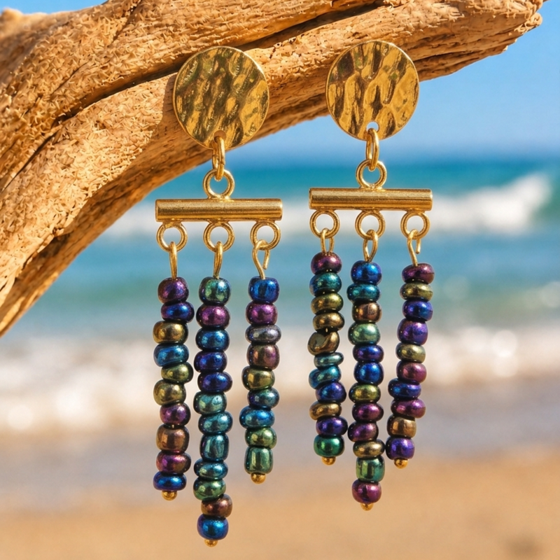 BOUCLE D'OREILLE ASYMETRIQUE