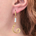 Boucles d'oreilles Ourite — Tentacules & Perles d'Eau Douce