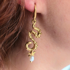 Boucles d'oreilles Ourite — Tentacules & Perles d'Eau Douce
