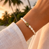 Bracelet Ursula — Perles d'Eau Douce & Ammonite