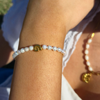 Bracelet Ursula — Perles d'Eau Douce & Ammonite