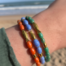 Bracelet Guppy — Perles de Maurice & Charm Poisson