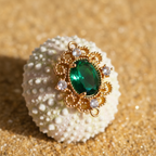 Broche Miss O — Pierre & Test d'Oursin