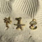 Bracelet Charmy Personnalisable — Initiale & Charm Océan