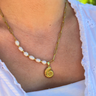 Collier Ursula — Asymétrique Perles & Ammonite
