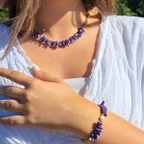 Bracelet Miss Purple — Piquants d'Oursin Tortue Violet