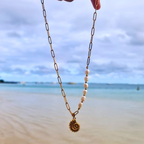 Collier Ursula — Asymétrique Perles & Ammonite
