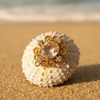 Broche Miss O — Pierre & Test d'Oursin