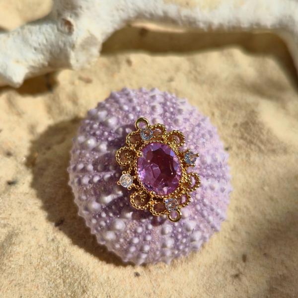 Broche Miss O — Pierre & Test d'Oursin