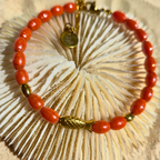 Bracelet Guppy — Perles de Maurice & Charm Poisson